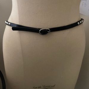 NWOT Leather studded belt Linea Pelle